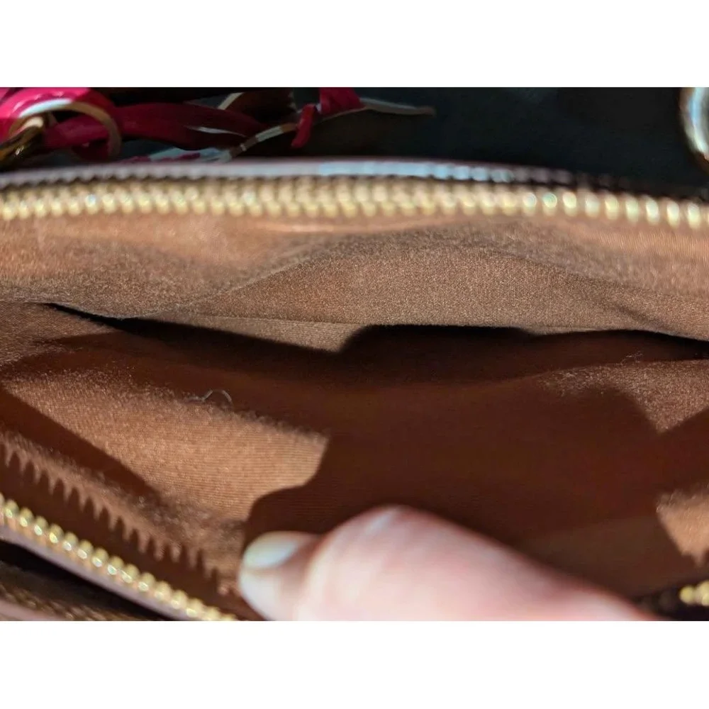 Coach Christie Carryall Small Pebbled Leather Satchel Cognac‎ F57523